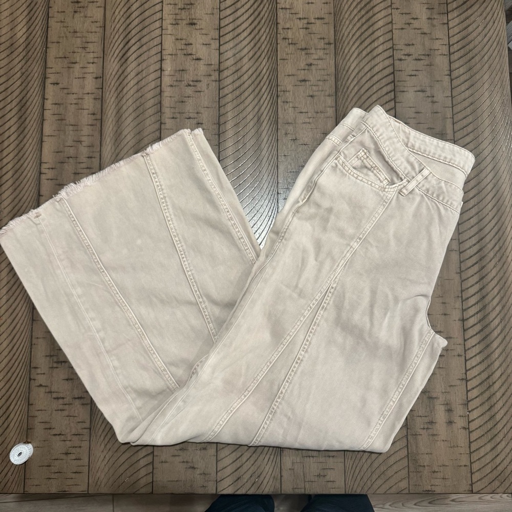 Flying Monkey Coconut Low Rise Wide Leg Baggy Jeans Size 31